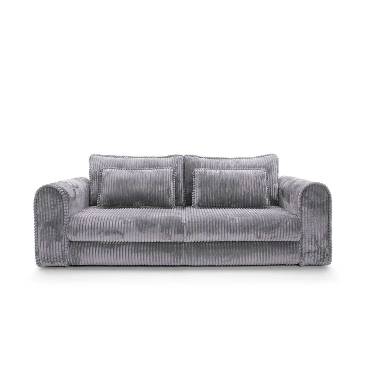 Canapea extensibilă CELLORA 260 cm lungime, funcție pat 160×200 cm, ladă depozitare, gri antracit