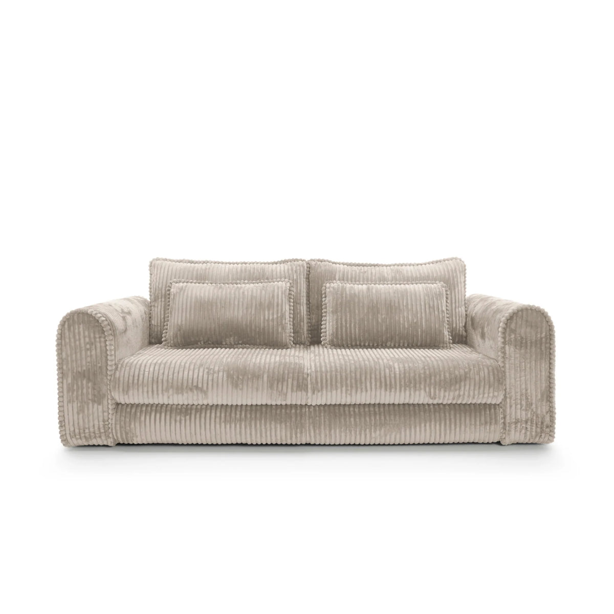 Canapea extensibilă CELLORA 260 cm lungime, funcție pat 160×200 cm, ladă depozitare, cappuccino