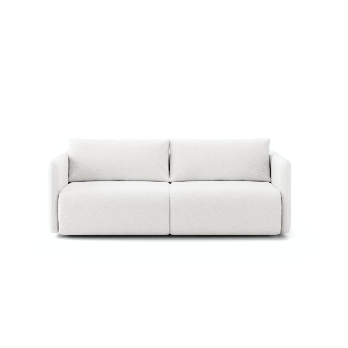 Canapea extensibilă 4-în-1 SIGNORIA, 225 cm lungime, ladă de depozitare, spumă HR, ivory