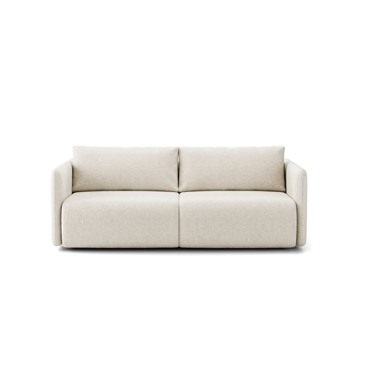 Canapea extensibilă 4-în-1 SIGNORIA, 225 cm lungime, ladă de depozitare, spumă HR, crem
