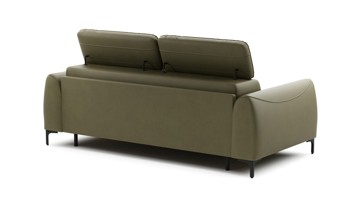 Canapea extensibilă PUFA 220 cm, mecanism italian cu saltea inclusa, tip pat 140×200 cm