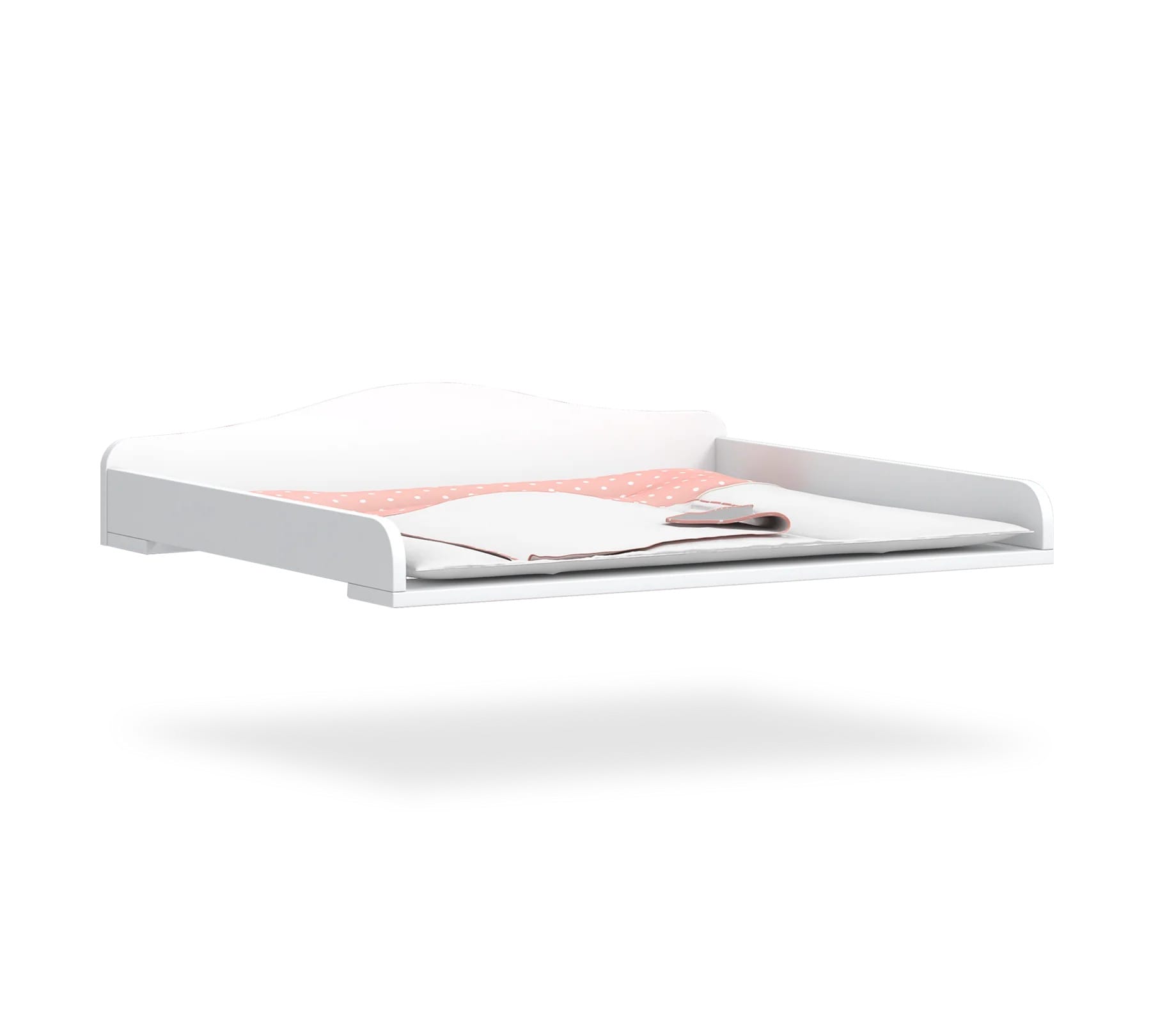 Modul înfășat BELLE pentru comodă, finisaj alb mat, design ergonomic