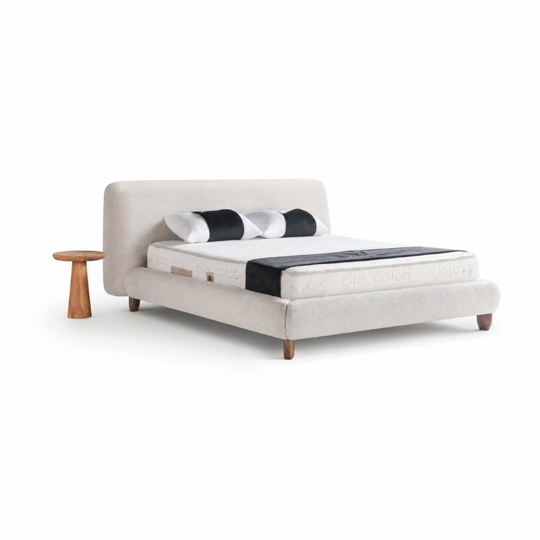 Pat Boxspring MILANO, structură metalică, saltea premium