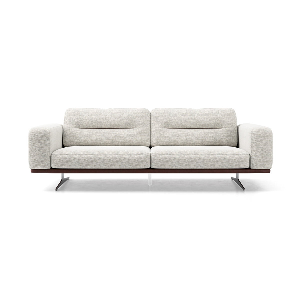 Canapea fixă 250 cm, 3 locuri BOLOGNA, tapițerie piele premium, design elegant pentru living modern