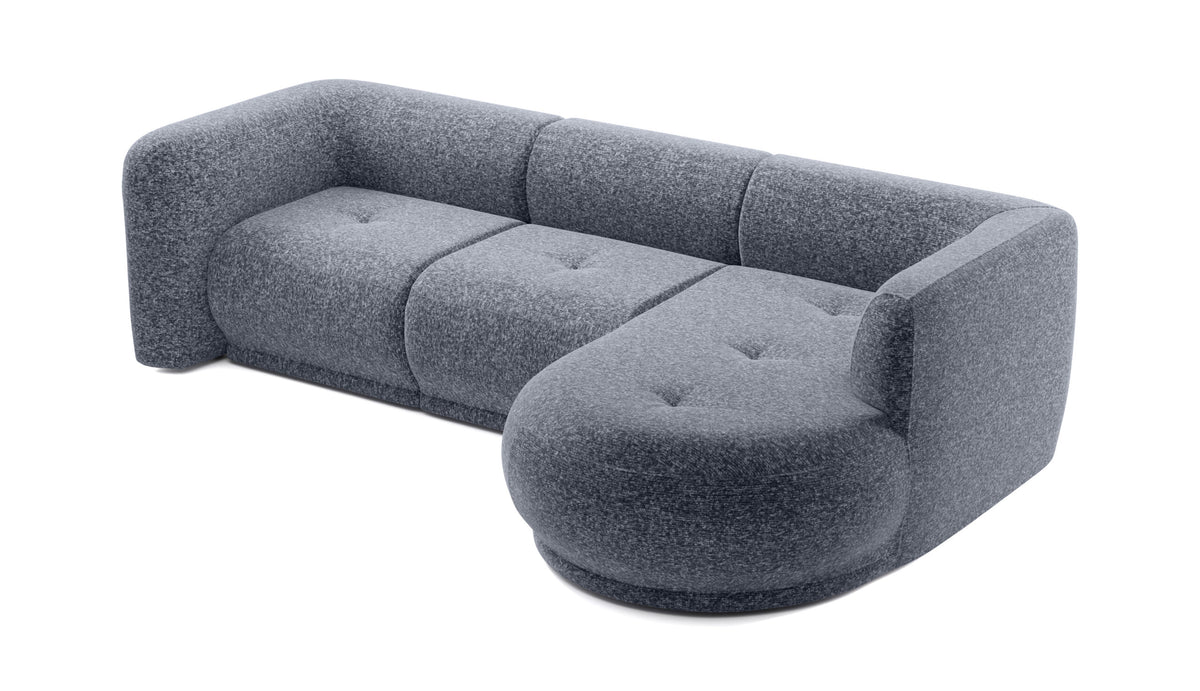 Colțar modular BELLORA 292 cm lungime, configurabil, structură MDF ranforsat