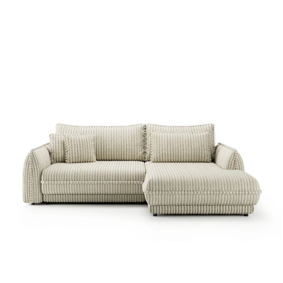 Colțar extensibil TORRO 267 cm, formă L, ladă depozitare, structură masivă, arcuri sinusoidale și spumă HR, design premium modern