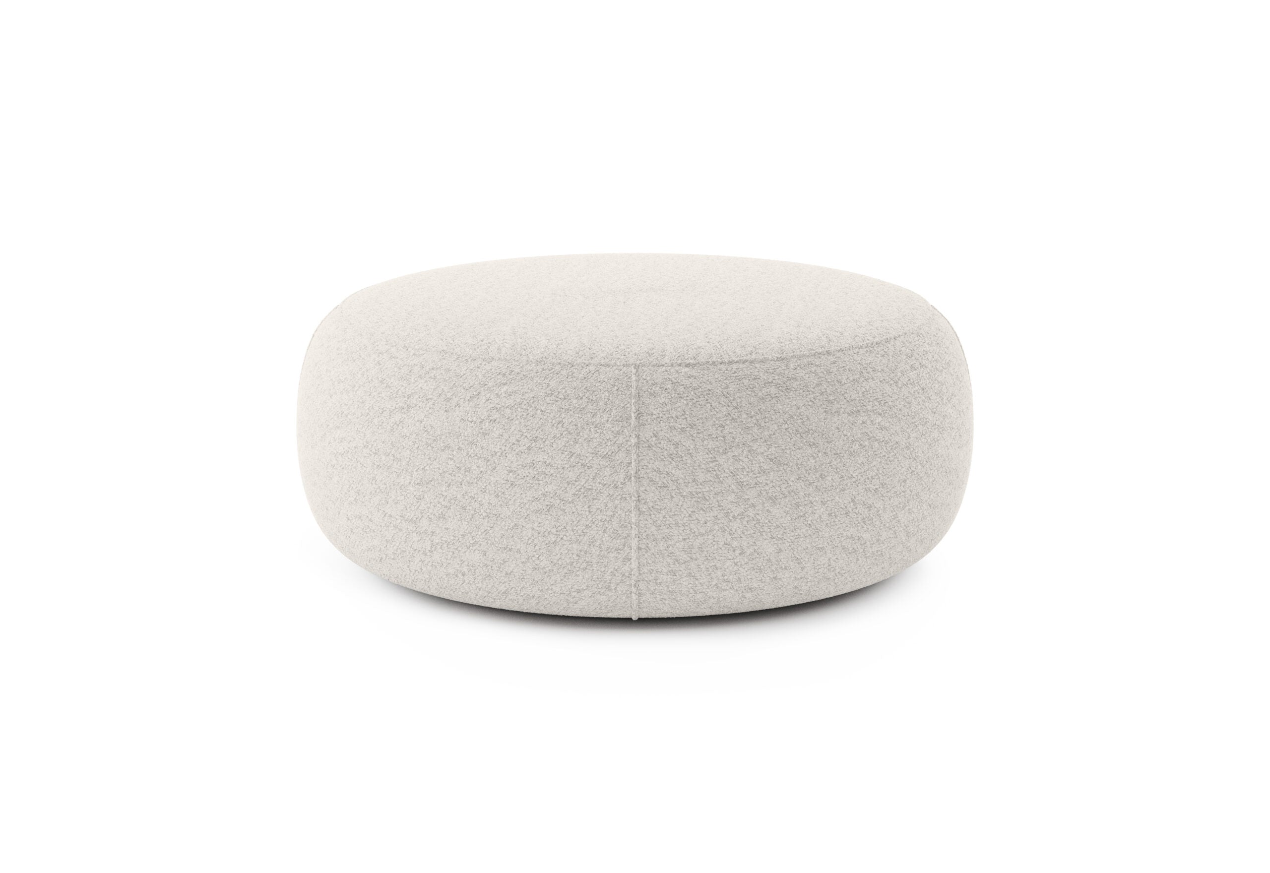 Otoman IVONA 80×80 cm, bouclé premium, structură MDF ranforsat
