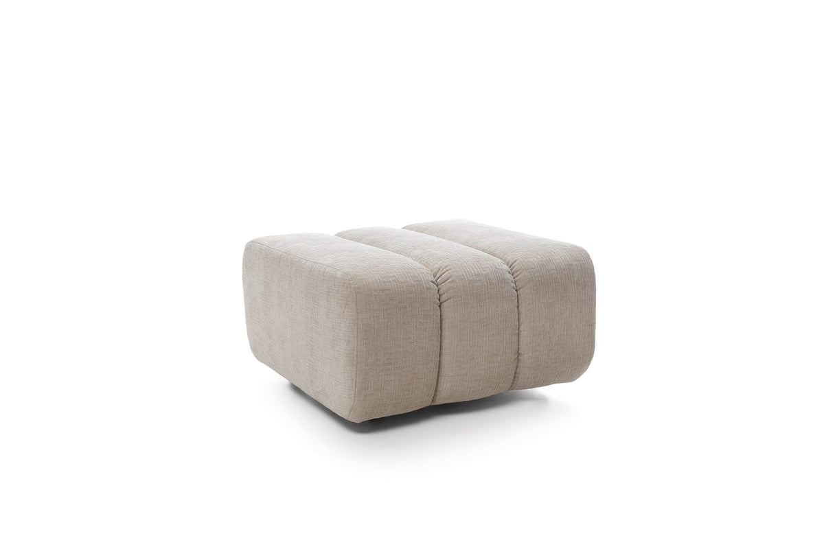 Otoman modular SIENNA 77 cm lungime, material premium, structură MDF ranforsat