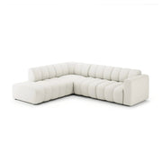 Colțar modular RODOS 270 cm, formă „L”, bouclé premium, configurabil
