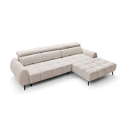 Colțar extensibil electric ALVORIA 295 cm lungime, formă „L”, material impermeabil