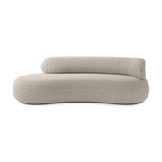 Canapea fixă IVONA 253 cm lungime, configurabilă, bouclé premium, pe dreapta