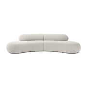 Canapea modulară IVONA 346 cm lungime, configurabilă, bouclé premium, spătar central