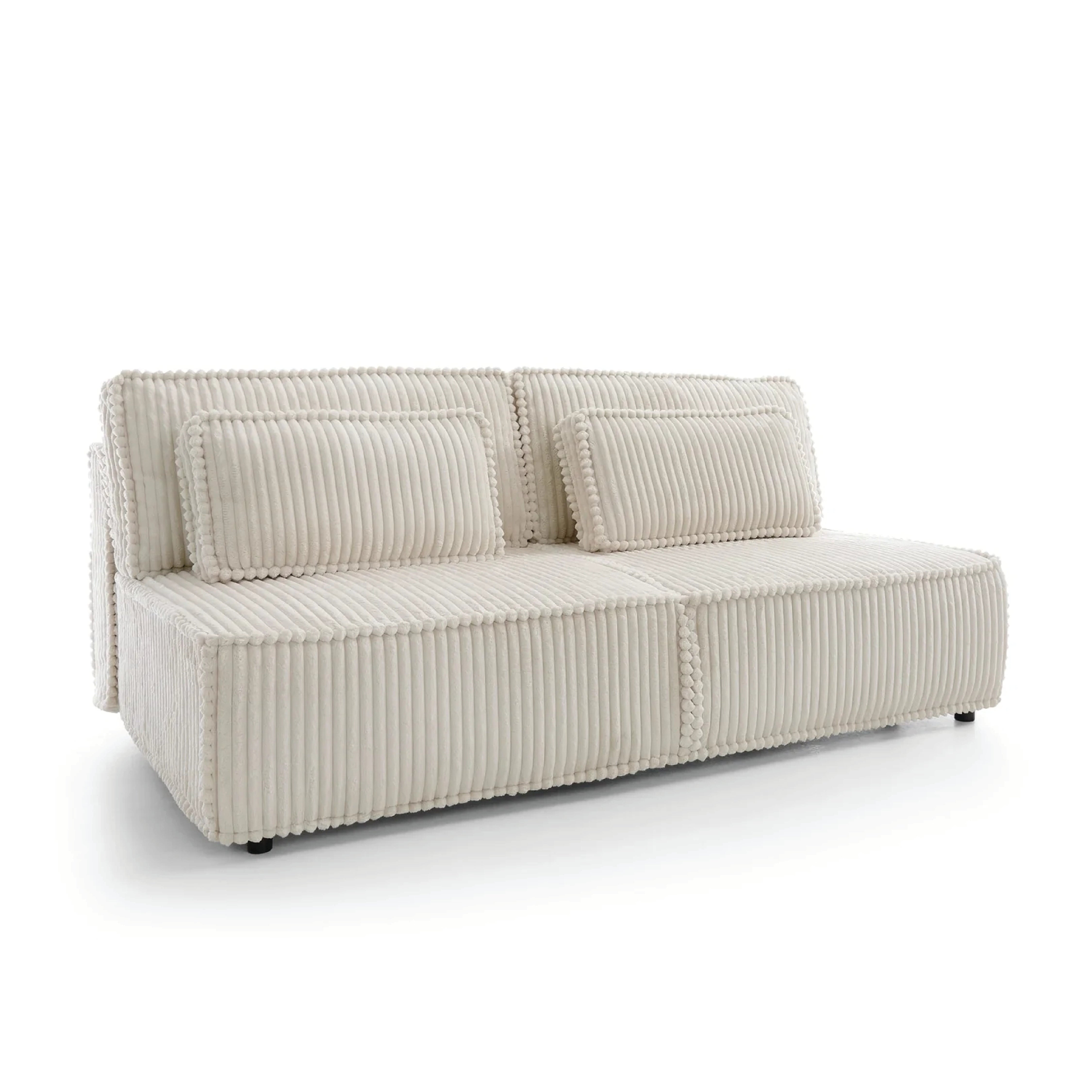 Canapea extensibilă LOMMA 200 cm lungime, ladă depozitare, extensie de 160×200 cm
