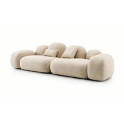 Canapea fixă MERIVO 316 cm lungime, tapițerie textilă, spumă premium, puf de gâscă