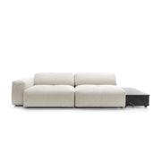 Colțar modular NOR 283 cm lungime, măsuță laterală integrată, configurabil