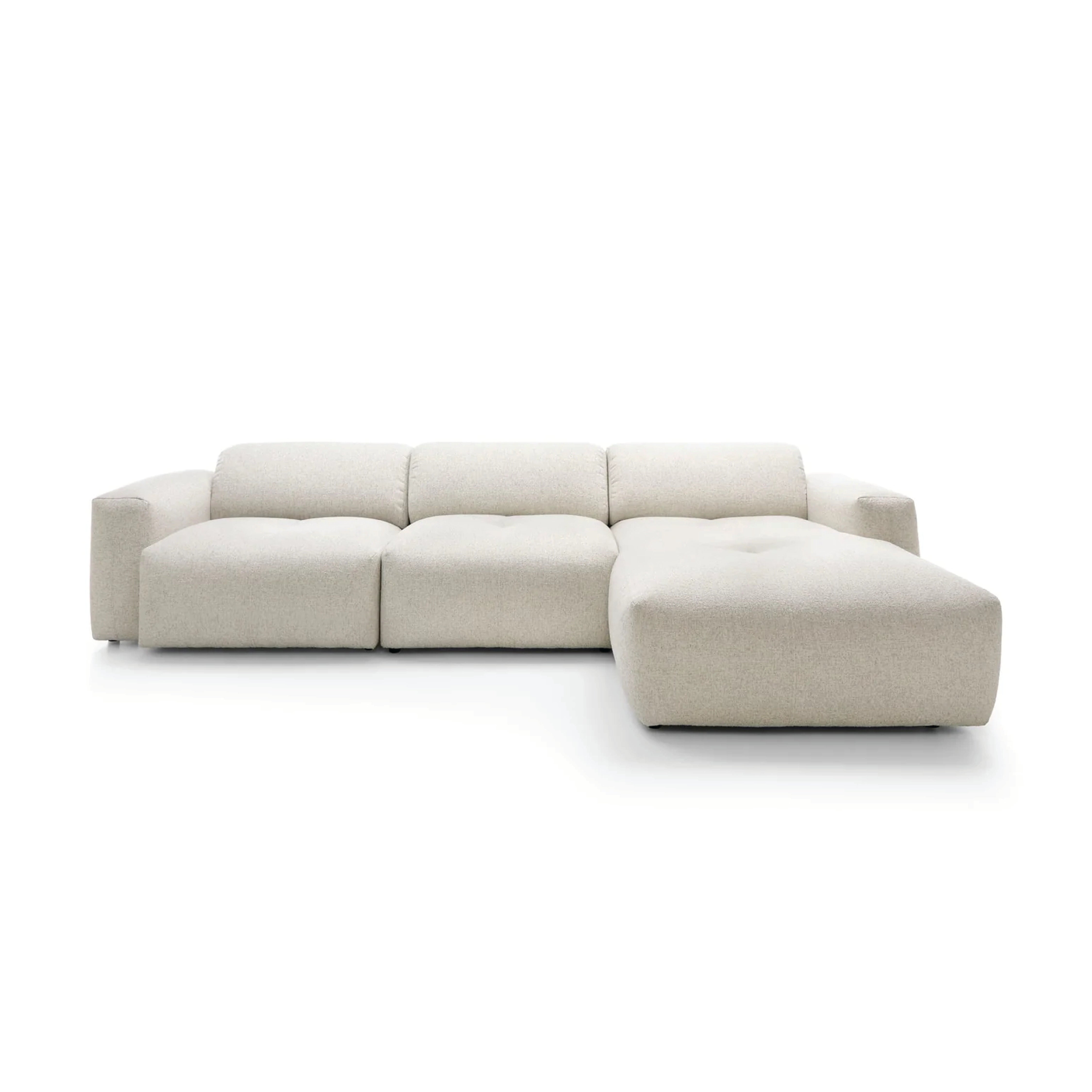 Colțar modular NOR 275 cm lungime, formă „L”, configurabil, material premium