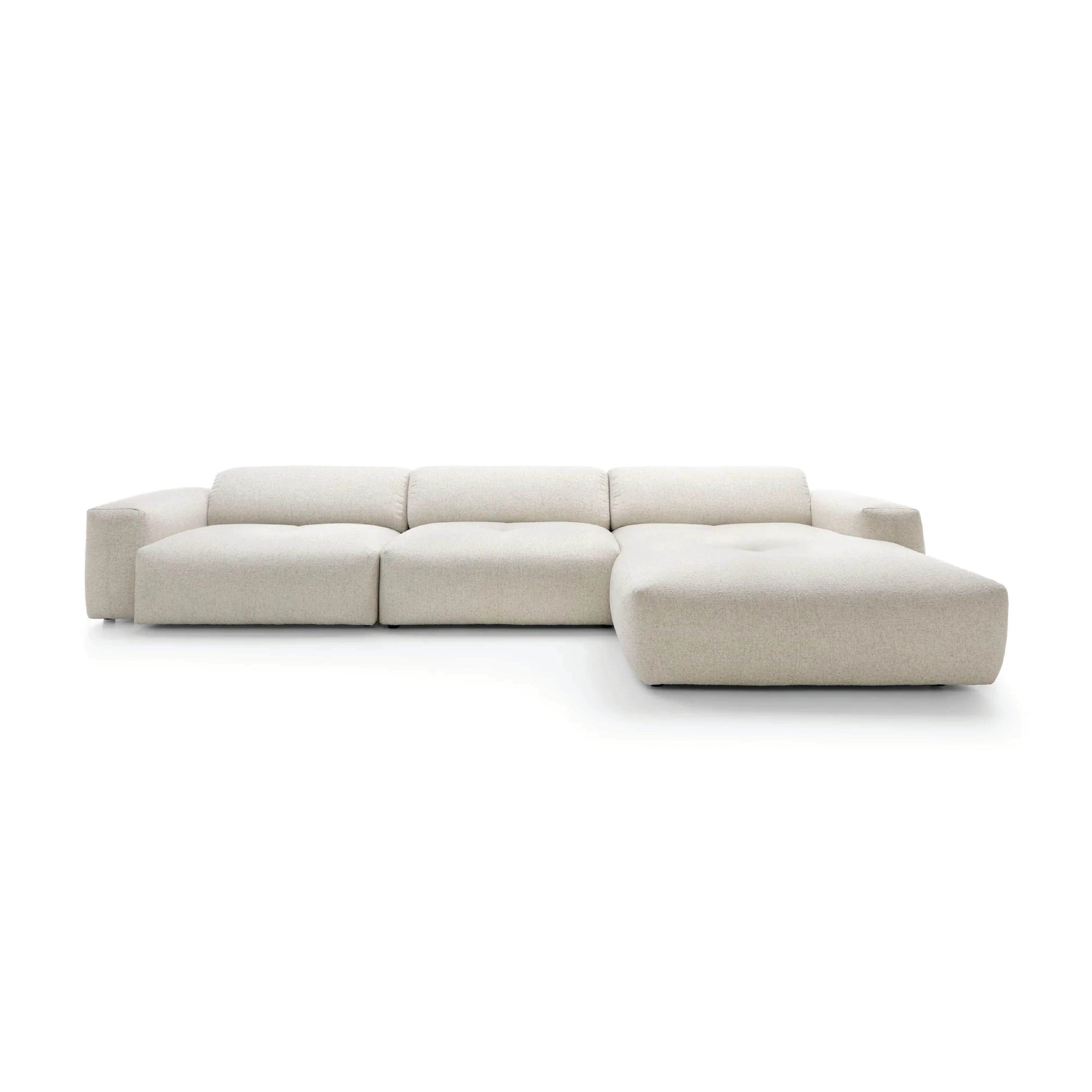 Colțar modular NOR 366 cm lungime, formă „L”, configurabil, material premium