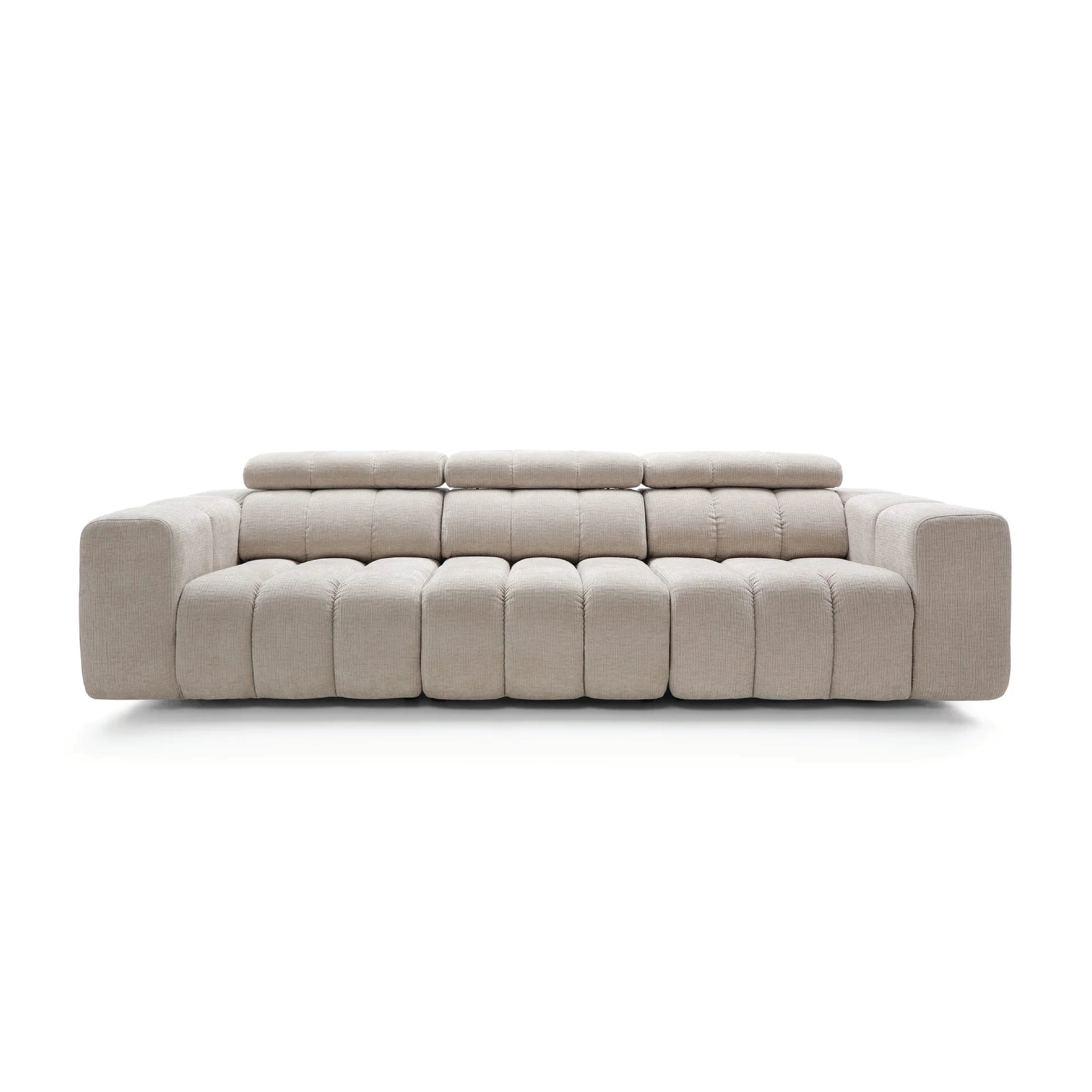 Canapea modulară SIENNA 287 cm lungime, tetiere reglabile, configurabilă
