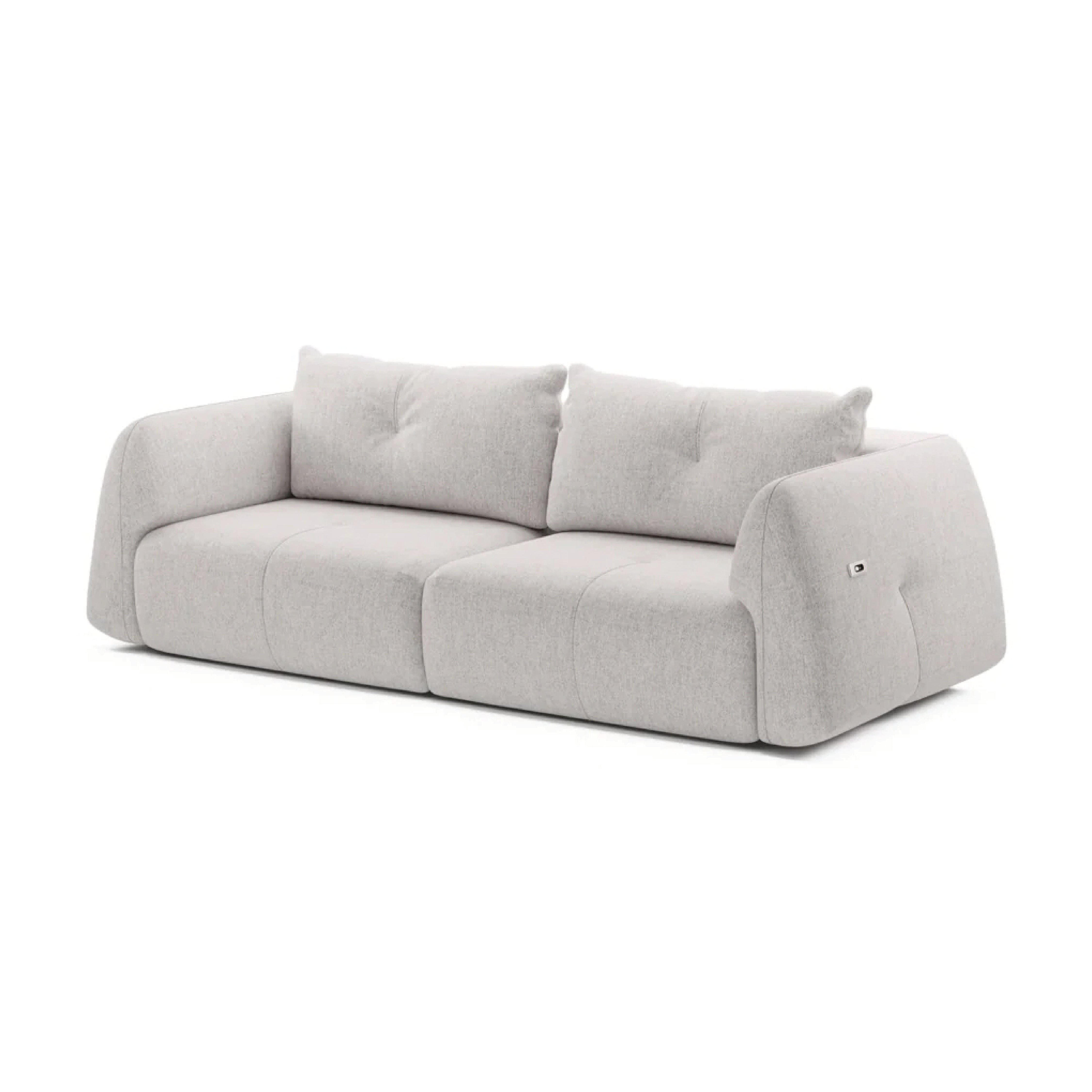 Canapea extensibilă SPLENDORA 254 cm lățime, extensie electrică, port USB