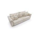 Canapea extensibilă 302 cm, 6 locuri CELLORA 3 în 1 cu ladă de depozitare și funcție pat 180x240 cm, design modern premium - imagine 7