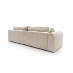 Canapea extensibilă 302 cm, 6 locuri CELLORA 3 în 1 cu ladă de depozitare și funcție pat 180x240 cm, design modern premium - imagine 10