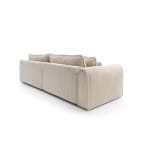 Canapea extensibilă 302 cm, 6 locuri CELLORA 3 în 1 cu ladă de depozitare și funcție pat 180x240 cm, design modern premium - imagine 12