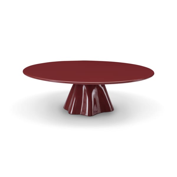 Măsuță de cafea modernă pentru living 110/150 cm lungime, blat MDF și bază din fibră de sticlă, design minimalist