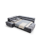 Coltar extensibil premium 291 cm latime, 4-5 locuri configurabil CAPRI, functie de dormit permanent si lada de depozitare - imagine 4