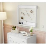 Modul înfășat pentru comodă, stil clasic romantic, alb mat, design ergonomic cu margini înălțate, sigur și practic pentru bebeluși BELLE - imagine 2