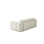 Canapea modulară 214 cm latime, extensibilă electrică 3 locuri AVENTO pentru living modern - imagine 5