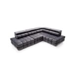 Coltar extensibil premium 291 cm latime, 4-5 locuri configurabil CAPRI, functie de dormit permanent si lada de depozitare - imagine 6