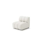 Fotoliu modular pentru living 75 cm, tapițerie bouclé premium crem, design modern și confort ridicat RODOS - imagine 3