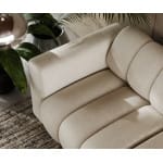 Colțar modular 285 cm, 3-4 locuri, design sculptural și configurabil RODOS, tapițerie bouclé premium - imagine 2