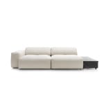 Colțar modular 283 cm, 3 locuri, cu măsuță laterală integrată, configurabil NOR, design contemporan pentru spațiu armonios