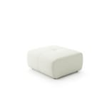 Otoman modern pentru living 75 cm, tapițat în stofă premium, design minimalist cu margini rotunjite NOR - imagine 4