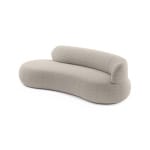 Canapea 253 cm, 3 locuri IVONA, bouclé premium, design curbat, colț dreapta pentru living elegant - imagine 2