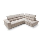 Colțar modular 288 cm, 5–6 locuri, formă L, configurabil SIENNA, confort ergonomic pentru spațiu contemporan - imagine 3