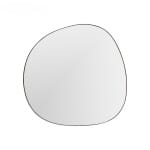 Oglindă decorativă 100×100 / 130×130 cm, design organic modern cu ramă metal finisaj alamă, stil premium NUBA