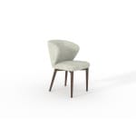 Scaun dining modern tapițat pentru living și bucătărie 85 cm, structură din lemn și design ergonomic confortabil AVVOLTO