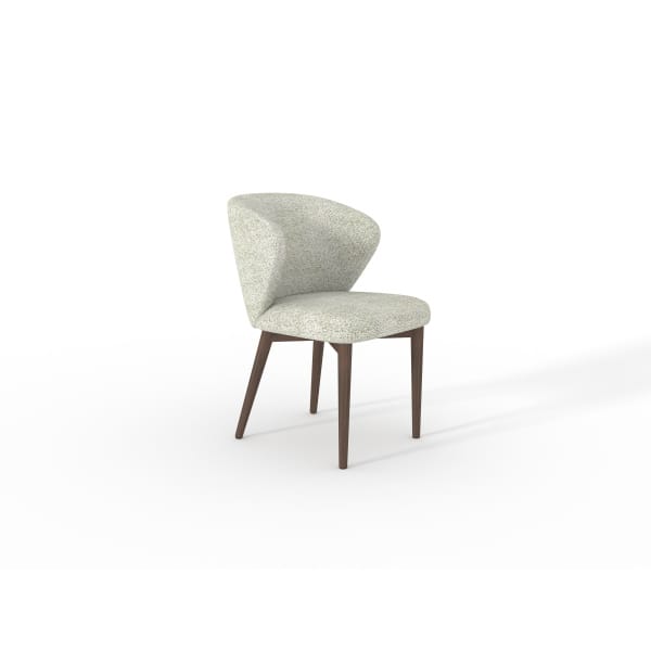 Scaun dining modern tapițat pentru living și bucătărie 85 cm, structură din lemn și design ergonomic confortabil AVVOLTO