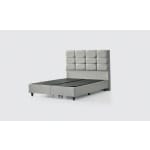 Pat Boxspring BEST cu ladă de depozitare, structură metalică și saltea premium cu topper integrat - imagine 3