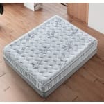 Pat Boxspring THALUMA cu ladǎ de depozitare, structurǎ metalicǎ si saltea premium cu topper integrat - imagine 5