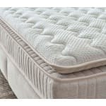 Pat Boxspring ASTORIA cu lada de depozitare, structura metalica, saltea premium cu topper integrat, material premium - imagine 4