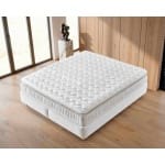 Pat Boxspring ASTORIA cu lada de depozitare, structura metalica, saltea premium cu topper integrat, material premium - imagine 7