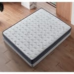 Pat Boxspring COSTA cu ladă de depozitare, structura metalica, material și saltea premium, design modern - imagine 6