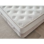 Pat Boxspring LUNARO cu lada de depozitare, structura metalica, saltea premium cu topper integrat, material premium - imagine 6