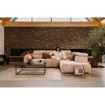 Coltar modular premium 291 cm lungime, model AVENTO configurabil, extensie electrica, material impermeabil si design modern