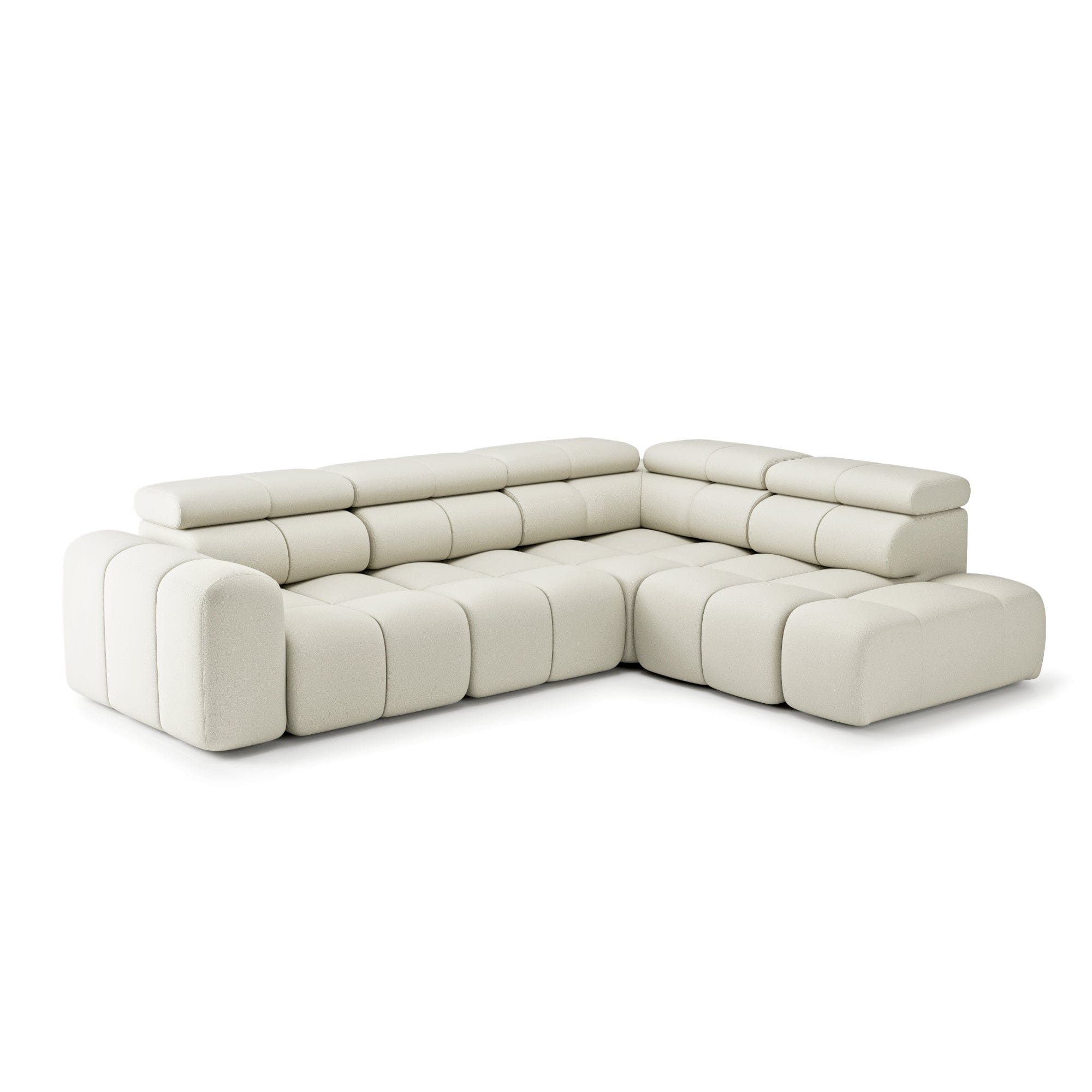 Coltar modular premium 291 cm lungime, model AVENTO configurabil, extensie electrica, material impermeabil si design modern - imagine 2