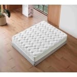 Pat Boxspring SENSO cu ladǎ de depozitare, structurǎ metalicǎ, material si saltea premium cu topper integrat - imagine 4