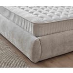 Pat Boxspring NOVA cu ladă de depozitare, structura metalica, material și saltea premium, design modern - imagine 4